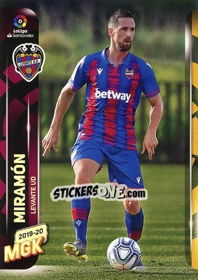 Sticker Miramón - Liga 2019-2020. Megacracks - Panini