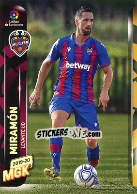 Sticker Miramón - Liga 2019-2020. Megacracks n. 423 - Panini