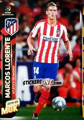 Sticker Marcos Llorente - Liga 2019-2020. Megacracks - Panini
