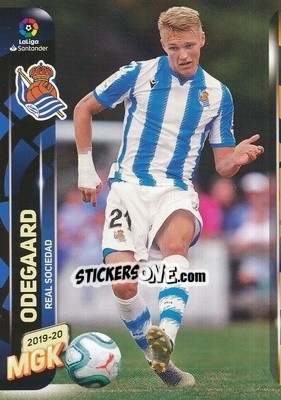 Sticker Odegaard - Liga 2019-2020. Megacracks n. 432 - Panini