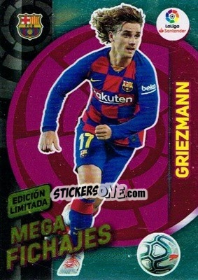 Figurina Antoine Griezmann - Liga 2019-2020. Megacracks - Panini