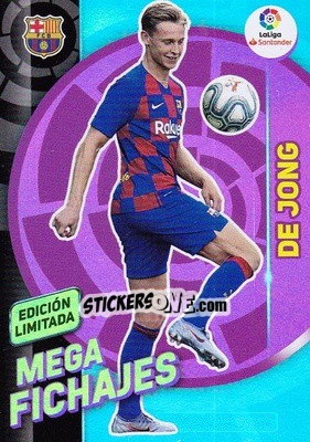 Sticker Frenkie de Jong - Liga 2019-2020. Megacracks - Panini