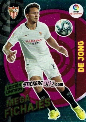 Sticker Luuk de Jong - Liga 2019-2020. Megacracks - Panini