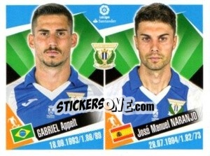Sticker Gabriel Appelt / Jose Manuel Naranjo - Liga 2017-2018. South America n. 195 - Panini