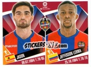 Sticker Jason / Jefferson Lerma - Liga 2017-2018. South America n. 200 - Panini