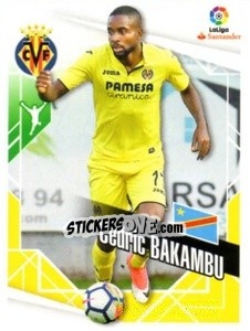 Sticker Cedric Bakambu - Liga 2017-2018. South America - Panini