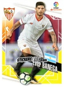 Sticker Ever Banega - Liga 2017-2018. South America - Panini