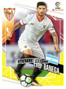 Sticker Ever Banega - Liga 2017-2018. South America n. 230 - Panini
