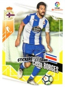 Cromo Celso Borges - Liga 2017-2018. South America - Panini