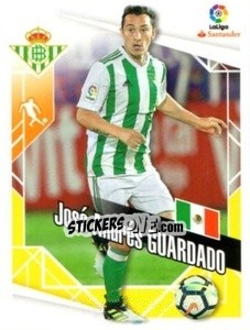 Sticker Jose Andres Guardado - Liga 2017-2018. South America - Panini