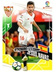 Sticker Jesus Navas - Liga 2017-2018. South America n. 243 - Panini