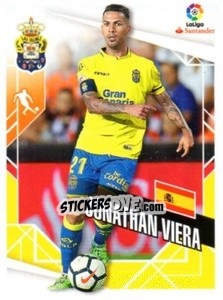 Sticker Jonathan Viera - Liga 2017-2018. South America - Panini