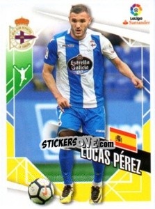 Sticker Lucas Perez - Liga 2017-2018. South America - Panini