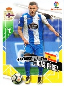 Sticker Lucas Perez - Liga 2017-2018. South America n. 249 - Panini