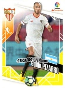 Sticker Guido Pizarro - Liga 2017-2018. South America - Panini