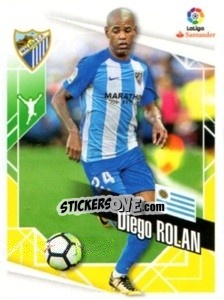 Sticker Diego Rolan - Liga 2017-2018. South America n. 255 - Panini