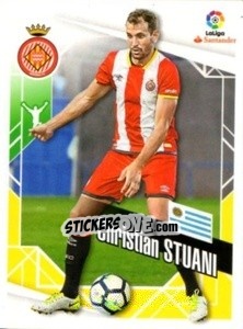 Cromo Cristhian Stuani - Liga 2017-2018. South America - Panini