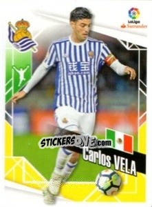 Sticker Carlos Vela - Liga 2017-2018. South America n. 260 - Panini