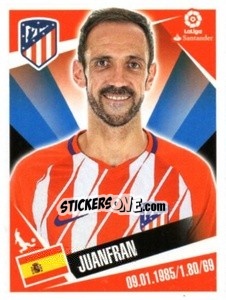 Sticker Juanfran - Liga 2017-2018. South America n. 3 - Panini