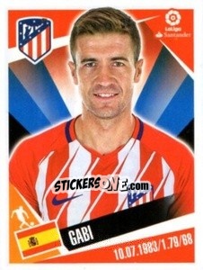 Sticker Gabi - Liga 2017-2018. South America n. 10 - Panini