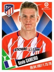 Sticker Kevin Gameiro - Liga 2017-2018. South America n. 17 - Panini