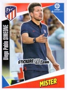 Sticker Diego Pablo Simeone (Mister) - Liga 2017-2018. South America n. 23 - Panini