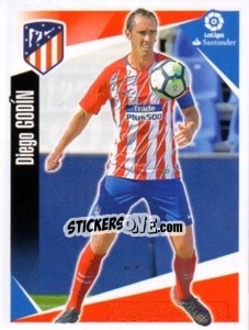 Cromo Diego Godín - Liga 2017-2018. South America - Panini