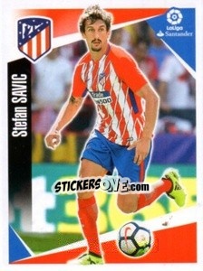 Cromo Stefan Savic - Liga 2017-2018. South America - Panini