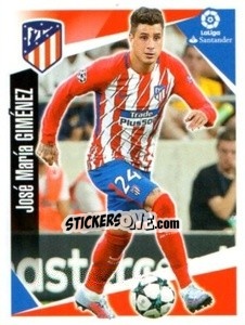 Sticker Jose Maria Gimenez - Liga 2017-2018. South America n. 28 - Panini