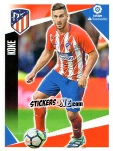 Sticker Koke - Liga 2017-2018. South America n. 32 - Panini