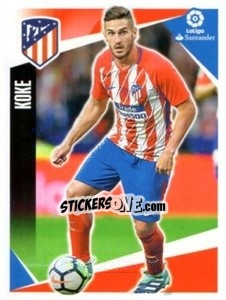 Sticker Koke - Liga 2017-2018. South America - Panini