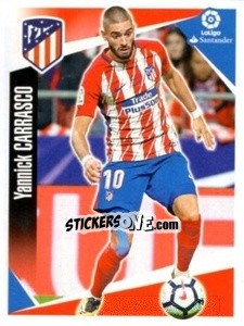 Sticker Yannick Carrasco - Liga 2017-2018. South America n. 34 - Panini