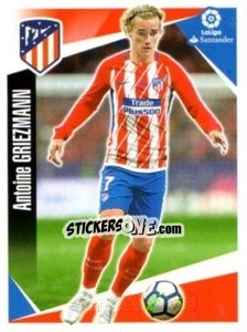Sticker Antoine Griezmann - Liga 2017-2018. South America n. 36 - Panini
