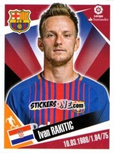 Sticker Ivan Rakitic - Liga 2017-2018. South America - Panini