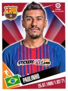 Figurina Paulinho - Liga 2017-2018. South America - Panini