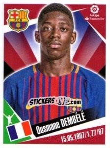 Sticker Ousmane Dembélé - Liga 2017-2018. South America n. 54 - Panini