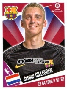Sticker Jasper Cillessen - Liga 2017-2018. South America - Panini