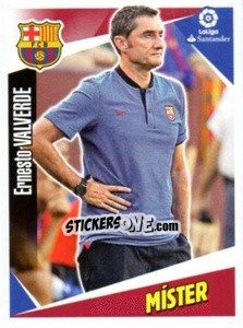 Cromo Ernesto Valverde (Mister)