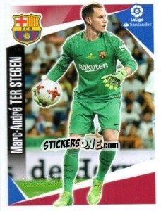 Sticker Marc-André Ter Stegen - Liga 2017-2018. South America - Panini