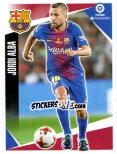 Sticker Jordi Alba - Liga 2017-2018. South America n. 66 - Panini