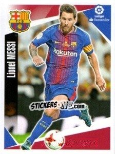 Sticker Lionel Messi - Liga 2017-2018. South America n. 71 - Panini