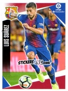 Sticker Luis Suárez - Liga 2017-2018. South America n. 72 - Panini