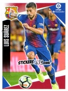 Cromo Luis Suárez - Liga 2017-2018. South America - Panini