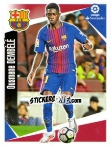 Figurina Ousmane Dembélé - Liga 2017-2018. South America - Panini