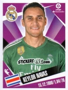 Sticker Keylor Navas - Liga 2017-2018. South America - Panini