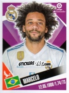 Sticker Marcelo - Liga 2017-2018. South America n. 80 - Panini