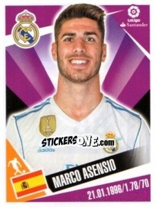 Sticker Lucas Vázquez - Liga 2017-2018. South America - Panini