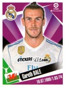 Sticker Karim Benzema - Liga 2017-2018. South America n. 90 - Panini