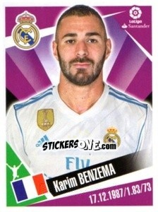 Sticker Cristiano Ronaldo - Liga 2017-2018. South America n. 91 - Panini
