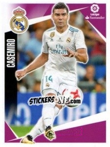 Sticker Casemiro - Liga 2017-2018. South America n. 104 - Panini